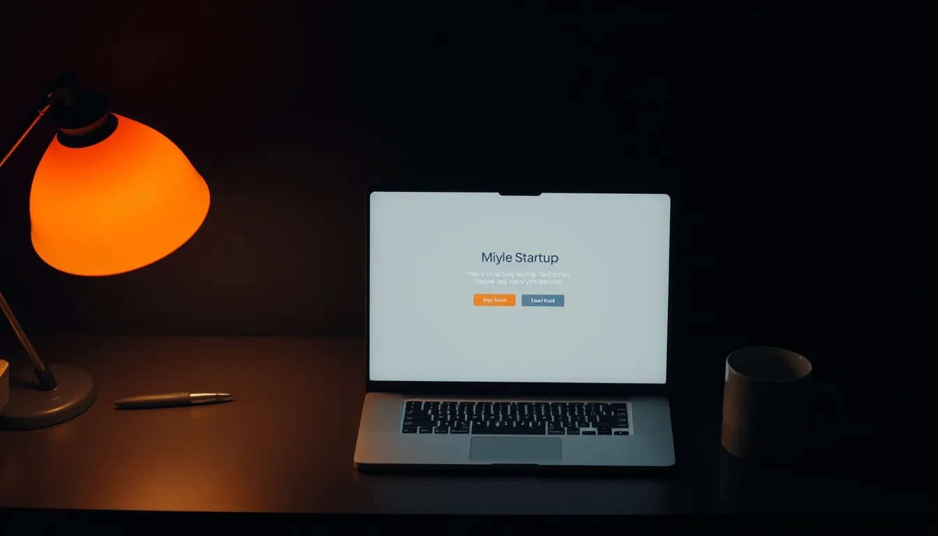 Cheapest way to build a website for a startup — laptop showing a live startup website deployed overnight by AI agents